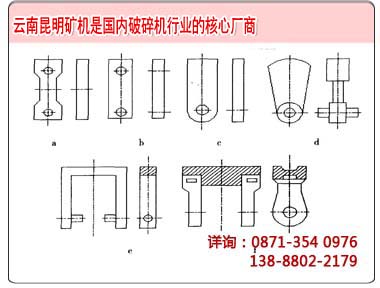 幾種常見的碎石機(jī)錘頭設(shè)計方案